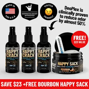 DERM DUDE Happy Crack (3-Pack) Refreshing and Cooling Spray, Butt Crack Odor Deodorizer DERM DUDE Happy Crack (3-Pack) Refreshing and Cooling Spray, Butt Crack Odor Deodorizer