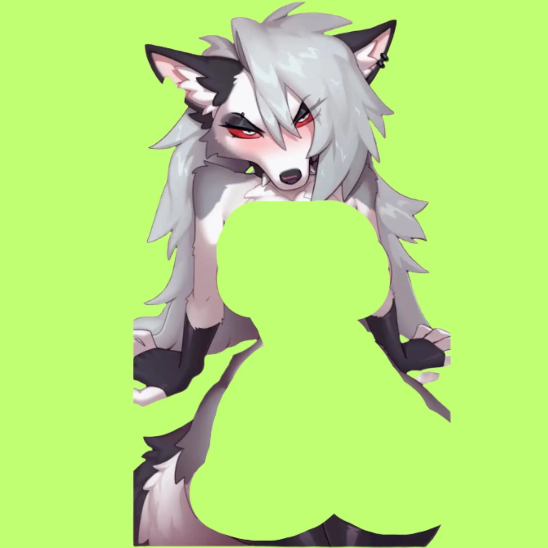 Furry @9 r32 Sticker – Kiss-Cut Vinyl Decal for Laptop & Hydro Flask, Full Body Sticker