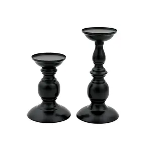Conical Candle Holder, Matte Metal Candle Stand, Single Piece, 2 Sizes Available, Suitable for Rustic Style and Wedding Decor