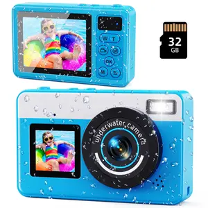 Maxmango 4K Underwater Digital Camera 48MP Dual-Screen Waterproof Camera