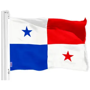Panama (Panamanian) Flag 150D Printed Polyester 3x5 Ft