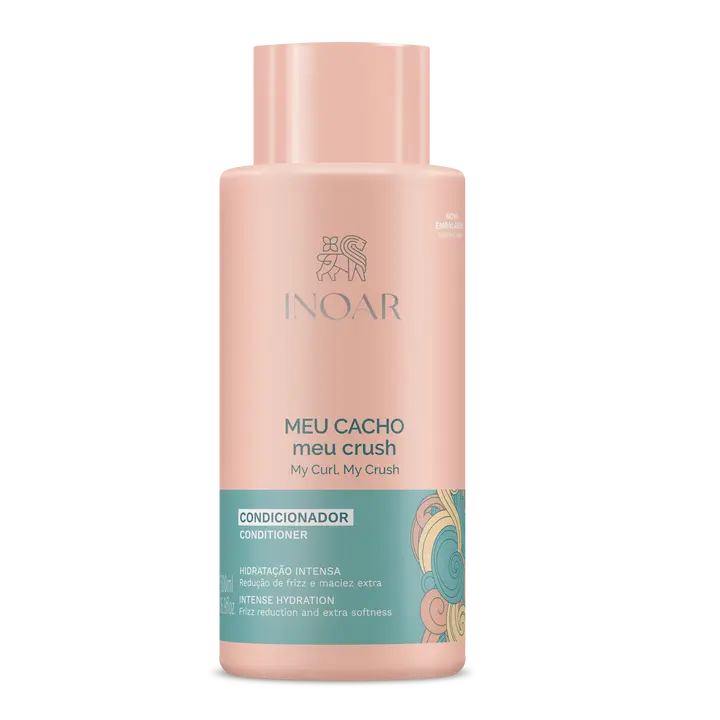 INOAR My Curl My Crush Conditioner for Hydration, Softness & Frizz Control - Silky, Detangled Curls