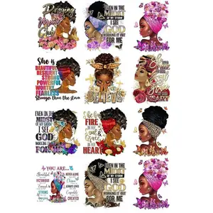 UV DTF Stickers - 12 Sheets Queen UV DTF Cup Wrap for Coffee Mugs Glass, DIY Decals for Tumblers, Waterproof Rub on Transfers for Crafts, Custom Decal
