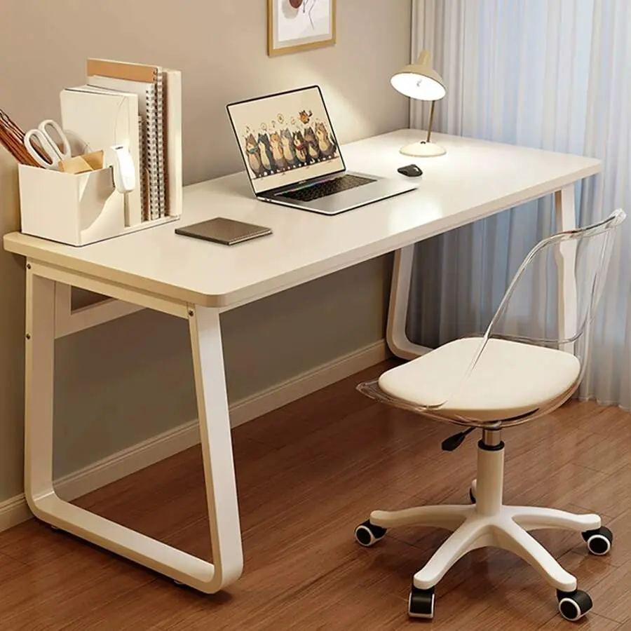Computer Desk Modern Simple Style Desk For Home Office,  Small Writing Table Study Corner Work Desk For Bedroom
