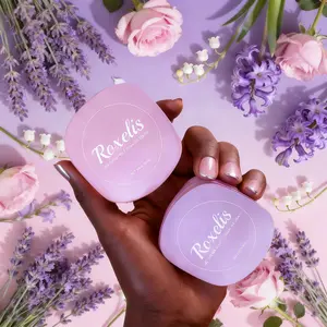 Roxelis 2 Boxs Perfume Solid Balm Natural Ingredients Long Lasting Fragrance Portable Women's Perfume Perfect for On-the-Go with an Ambient Scent