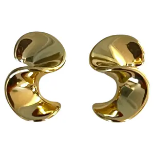 Liquid Luxe Earrings-Gold