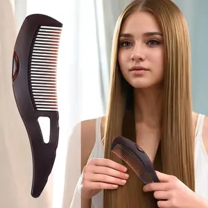 Hollow Tooth Detangling Hair Comb Portable Scalp Massage Energy Comb Anti Dandruff Lice Care Hair Brush for Adults Daily Use