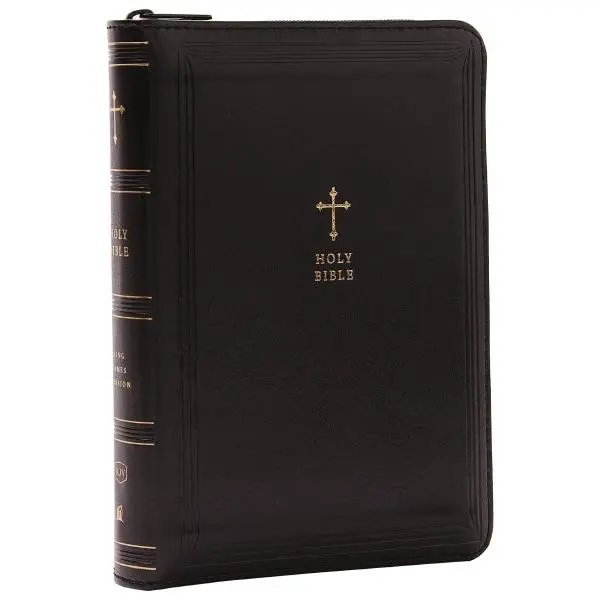 KJV Holy Bible, Compact Reference Bible, 43,000 Cross-References, Red Letter, Comfort Print