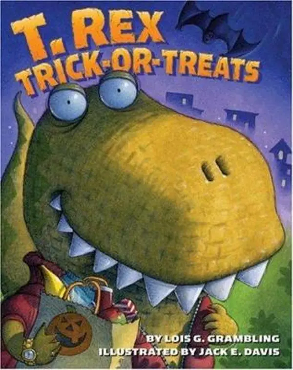 USED Book - T. Rex Trick-or-Treats by Lois G. Grambling (Hardcover) - english