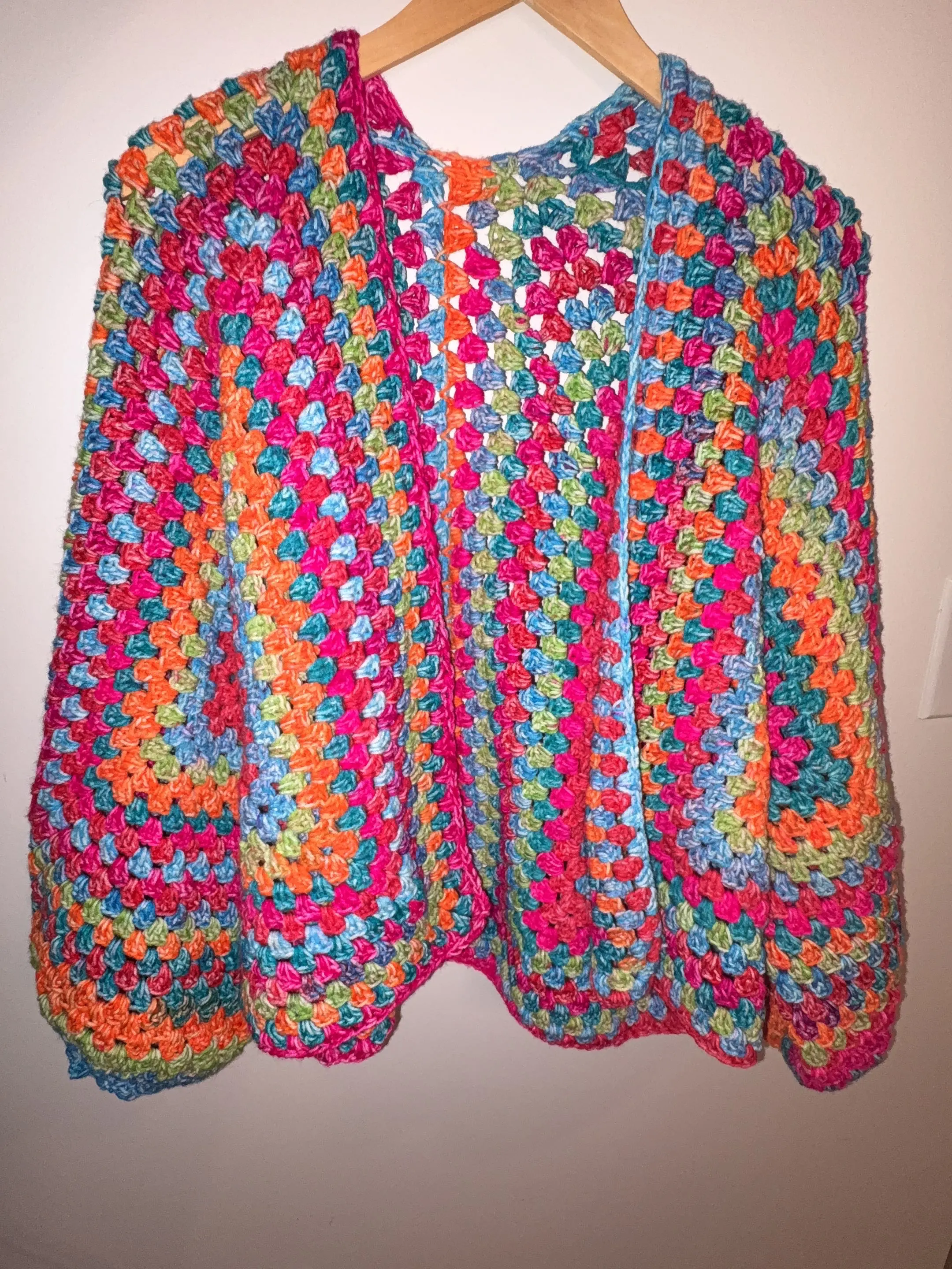 Crochet Hexagon Cardigan