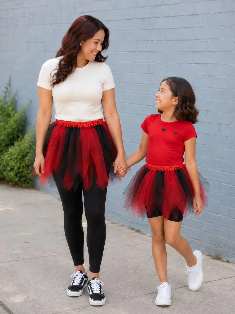 Red & Black Fairy Princess Ladybug Halloween Costume Pixie Tutu or 5K Running Dress Up Skirt for Kids, Adults, Plus