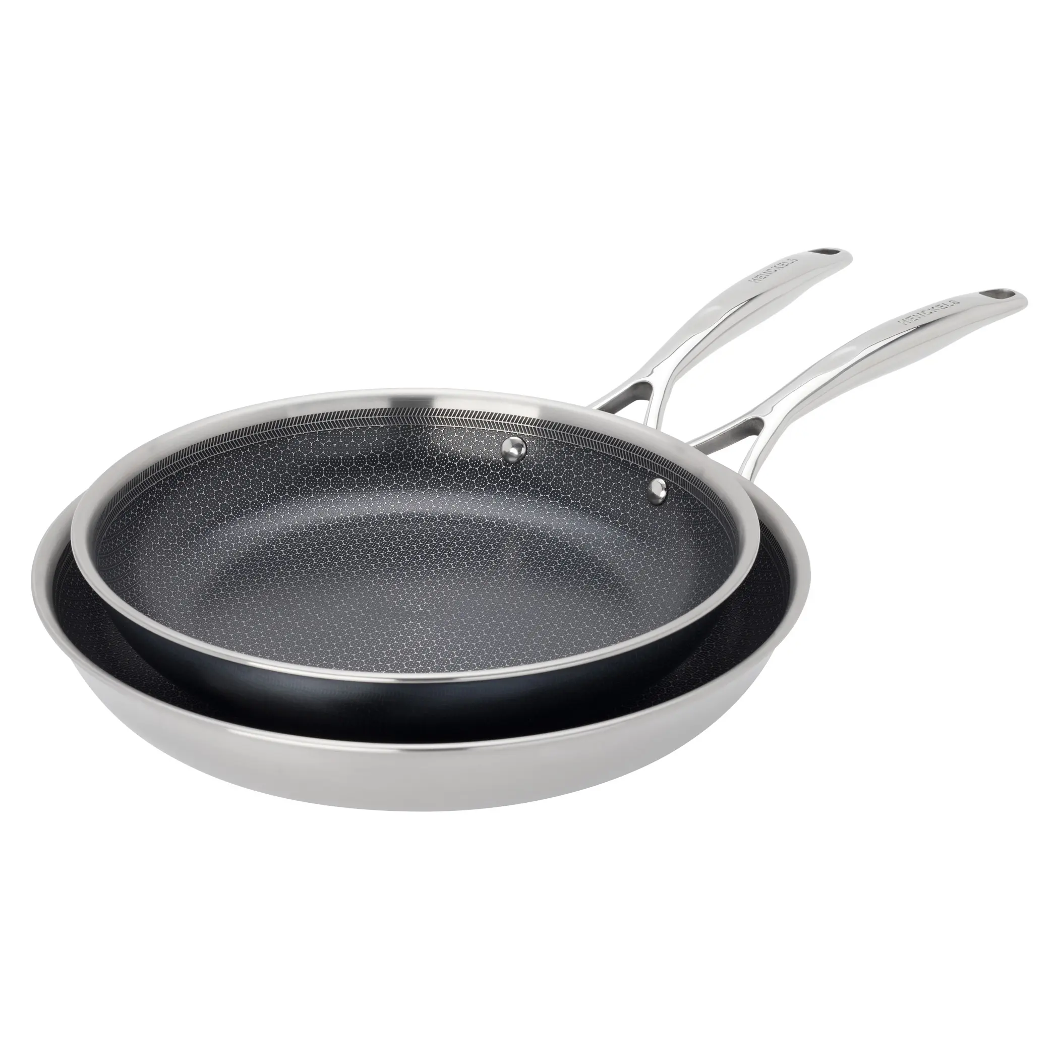 Henckels Paradigm Stainless Steel Nonstick Fry Pan Set