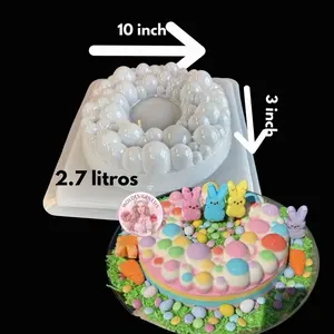 Molde de plástico para gelatina a en forma de esferas Plastic