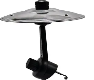 Car Cymbal Air Vent Mini Drum Crash Cymbal For Car Vent (Sliver)