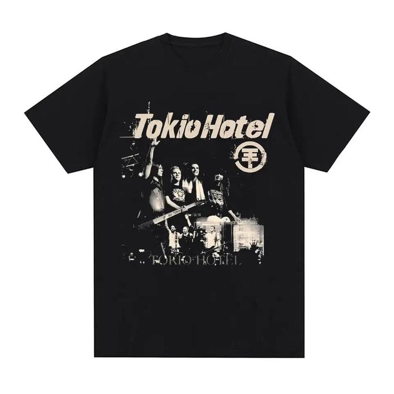 [Sale Up To 40%] Tokio Hotel Beyond The World 2023 Tour T-shirt, men, casual Hip Hop Punk style