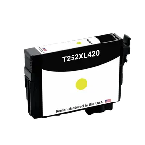U.S. Remanufactured for Epson T252XL High Yield Yellow, T252XL420