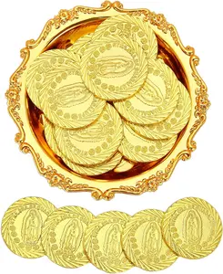 Mexican Arras Para Boda Catolica, Arras de Boda Cristiana, Virgen of Guadalupe , Wedding Accessories for Ceremony with Decoracion Tray -