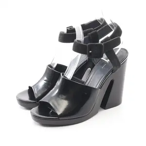 Pre-owned Celine Suede Small Leather Goods Leather Sandals