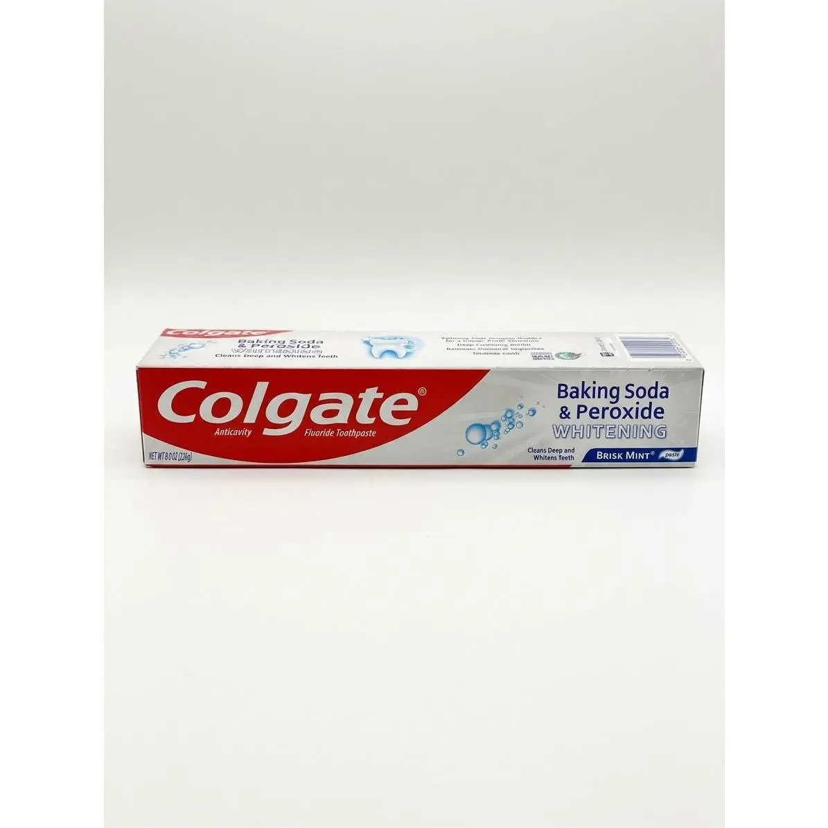 Colgate Baking Soda & Peroxide Whitening Toothpaste - Fresh Mint Flavor for Brighter Smiles