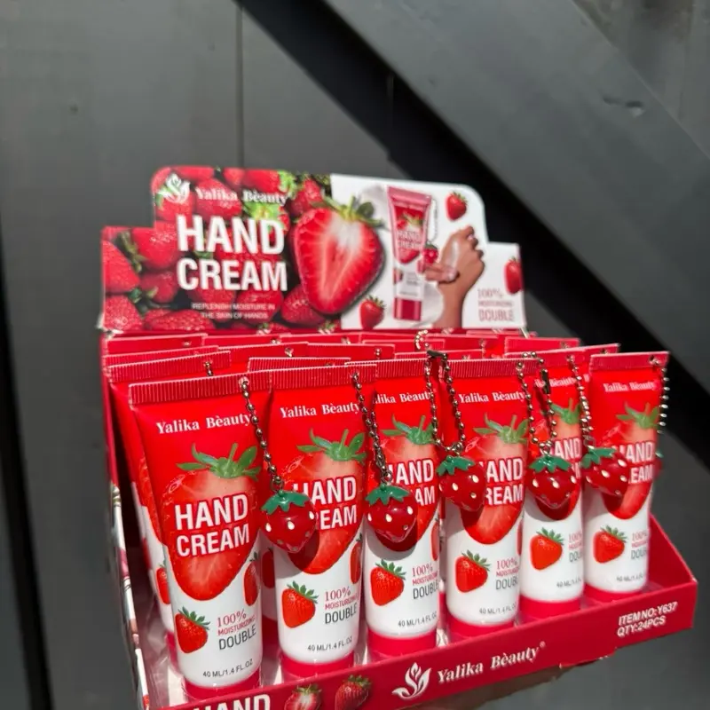 Strawberry Cream Hand Lotion, Moisturizing Hand Care Product for Dry Skin