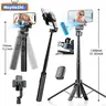 MsyHeZhi Tripod rotation selfie stick  foldable selfie stick selfie stabilizer new anti shake gimbal selfie smart tracking tripod tripods of tiktok facial recognition tripod phone tripod wiht remote 360 rotation selfie stick