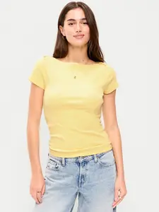 Old Navy Women's Snug Boatneck T-Shirt