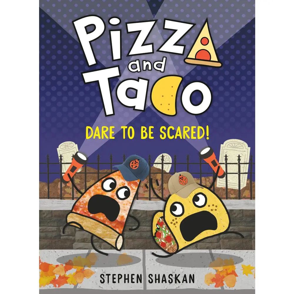 USED Book - Pizza and Taco: Dare to Be Scared!: (A Graphic Novel) by Shaskan, Stephen (Hardcover) - english