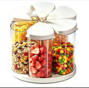 Rotating Food Storage Containers Set of 6, 23oz