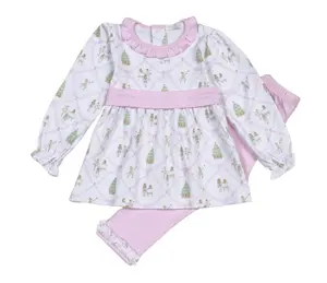 Nutcrackers Pima Pants Set