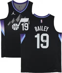Ace Bailey Utah Jazz Autographed Nike Black Statement Swingman Jersey - Fanatics Authentic Certified