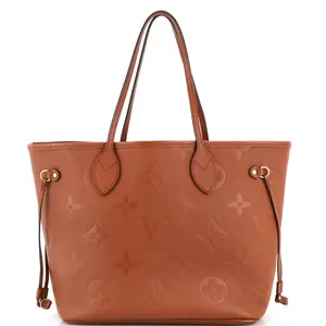 Pre-owned Louis Vuitton Leather Tote Bags REBAG Neverfull NM Tote Monogram Empreinte Giant MM by Rebag
