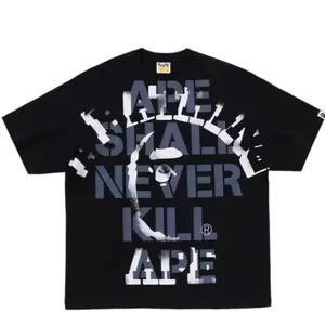 BAPE Spray Print College Relaxed Fit Tee
