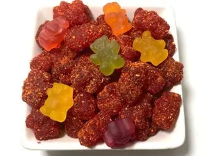 8 Oz Gummy Bears Enchilados Candy Snack Bonbon Sweet Tangy Bite