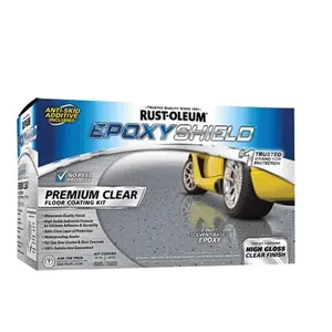 Rust-Oleum 1604719 90 oz Epoxyshield Premium Floor Coating Kit, Clear Rust-Oleum 1604719 90 oz Epoxyshield Premium Floor Coating Kit, Clear