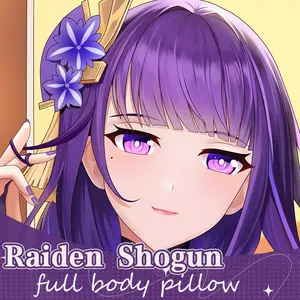 Anime Dakimakura Japanese Otaku Waifu Life Size Doublesided Print Hugging Body Pillov Cover Genshin Impact Raiden Shogun