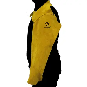 GIORGINO Premium 23″ Cow Split Sleeves, Steel Rivets at Stress Points, Sewn with KEVLAR