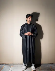 Black Kaftan - Moroccan Thobe