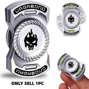 Upgraded Metal Fidget Toys, Adults 3-In-1 Fidget Spinner, Longer Silent Spin Time, Glow Feature, Stress Relief for Anxiety, Metallic Finger Spinner