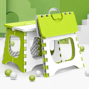 Adjustable retractable folding stool, popular portable plastic stool for outdoor travel, fishing, and home use laps able