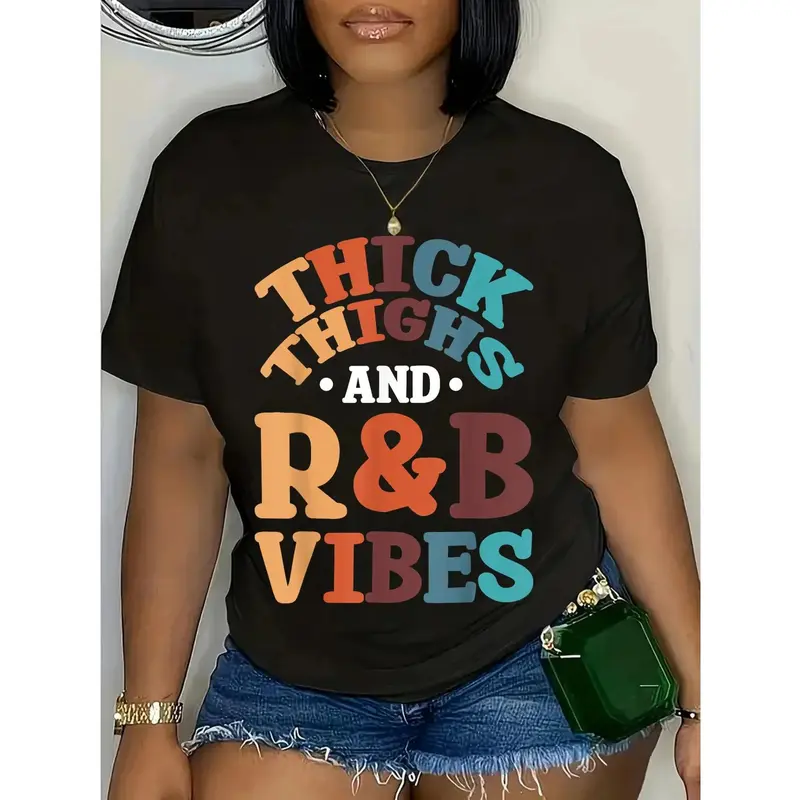 Unisex 100% Cotton Heavyweight Crew Neck Sports Top - 90's R&B Vibes, Thick Thighs, Body Positivity Streetwear Apparel, Casual Elegant Chic, All-Season Comfort for Men & Women