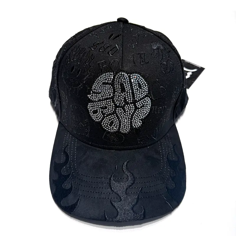 レア Y2K black COFFEEZ Trucker Cap Nitrow Black Rhinestone 77 Cap | Y2K Streetwear Baseball Hat - TikTok Shop