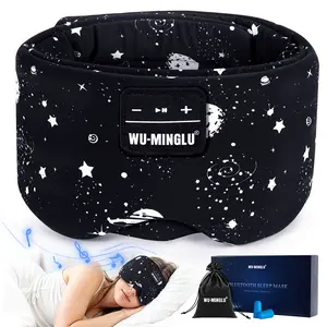 Silk Sleep Mask. Face-Hugging, Sleep Mask with Bluetooth Headset, Bluetooth 5.4, Padded Silk Cocoon for Luxury Sleep in Total Darkness