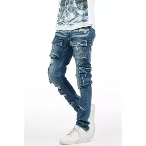 Kap Dark Blue Cargo Jean