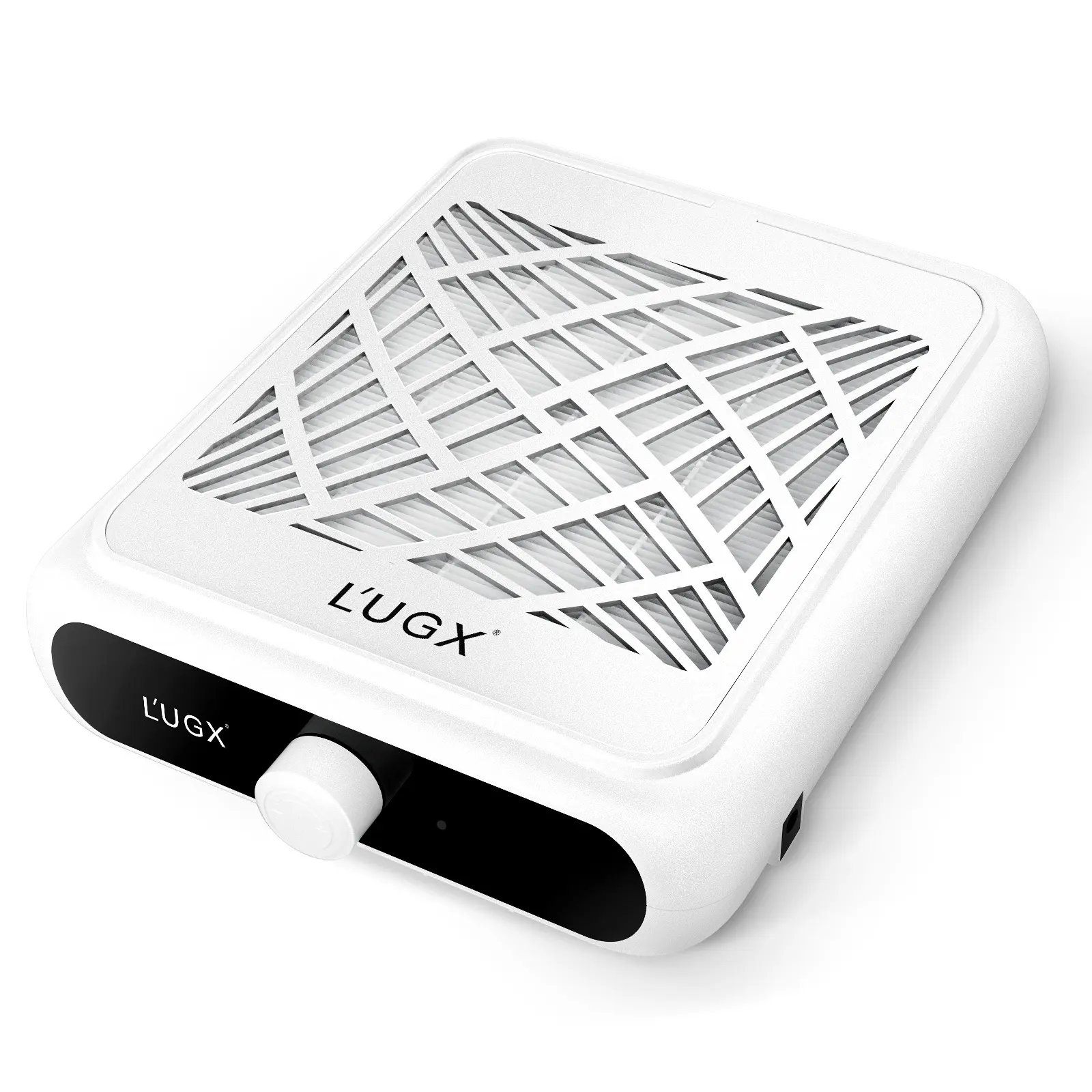 L'UGX Dust Collector for Nails Professional with 2 Reusable Filter, 650 PA Nail Dust Collector Fan Extractor Powerful Suction Vacuum Dust Collector Nail Tech, Perfect for Home Salon Use