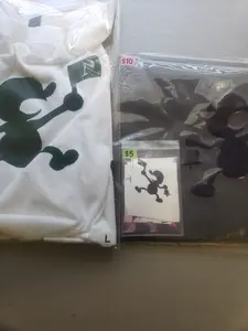 Mr. Game and Watch Graphic Design T-Shirt, Bookbag and Stickers