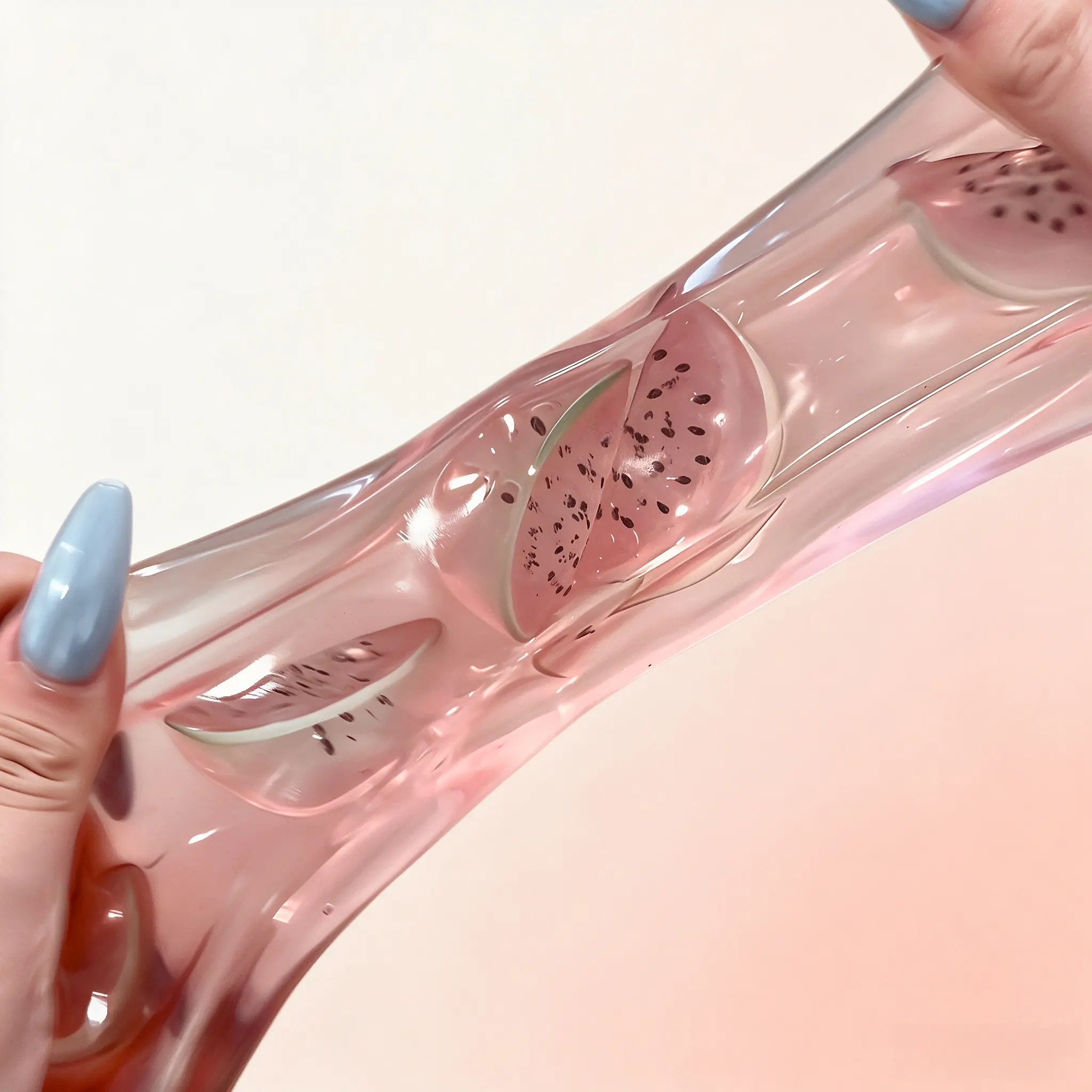 New Trending Cream Tube Shaped Fidget Squish Toy, Soft Moldable Lubricated Silky Texture, 3 Shimmer Glitter Color Options, Cute Novelty Tactile Play, Fun Sensory Hobby Item for Desktop Leisure, ASMR & Party Favor Gifts