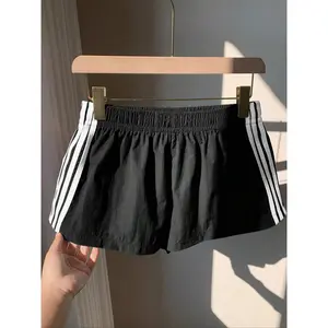 High-Waisted Sporty Shorts, Loose-Fitting Slimming Casual Pants, Perfect for Gym Running Home Use, Versatile Wide Leg Shorts, Athletic Shorts, Fitness Shorts, Breathable Athletic Shorts