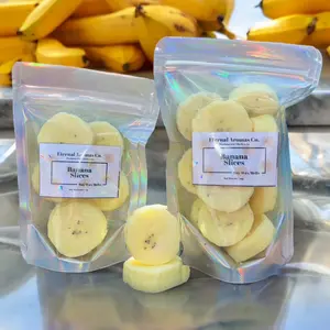 Banana Slice Soy Wax Melts | Banana Wax Melts | Soy Wax Melts | Monkey Farts Scented Wax Melt | Banana Scented Wax Melts |  Fragrance Candle Soy Wax Decor Aroma Decoration Made-To-Order