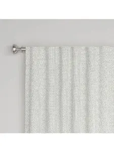 1pc 50"x84" Room Darkening Small Check Window Curtain Panel Gray - Threshold
