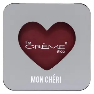 The Creme Shop Mon Cheri Powder Blush French Kiss 0.25 oz Tu Makeup Cosmetic Highly Blendable Formula for Subtle to Bold Cheeks Lightweight Compact Daily Routine